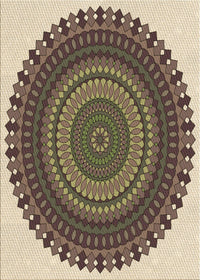 Machine Washable Transitional Dark Brown Rug, wshpat1879brn