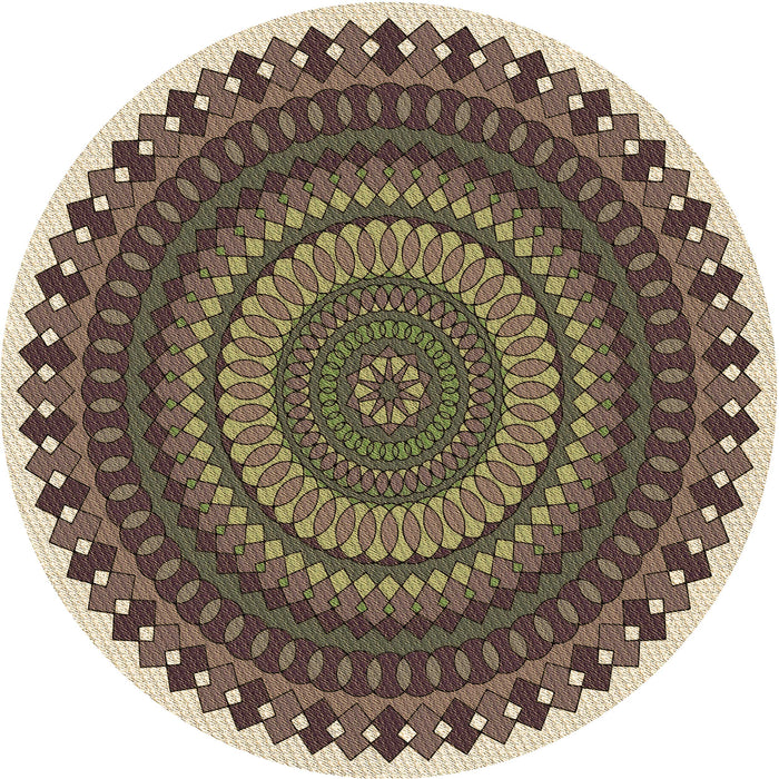 Square Machine Washable Transitional Dark Brown Rug in a Living Room, wshpat1879brn