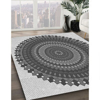 Patterned Silver Gray Rug, pat1879gry