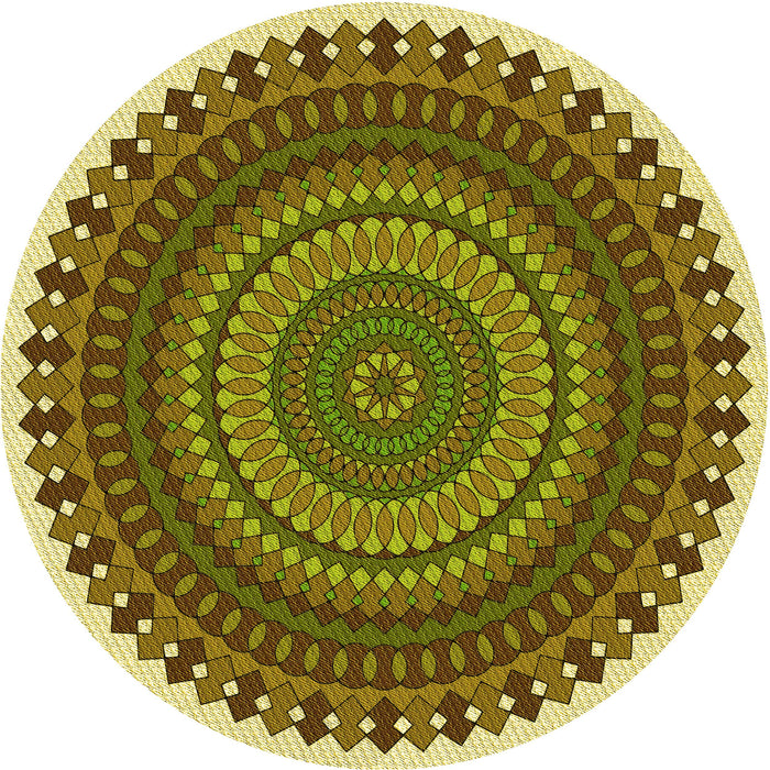 Square Patterned Dark Bronze Brown Rug, pat1879yw