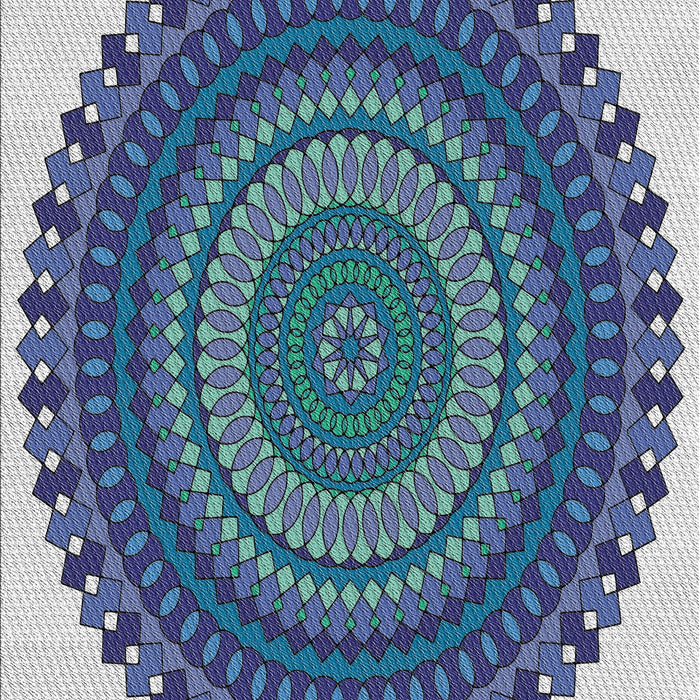 Machine Washable Transitional Jeans Blue Rug, wshpat1879