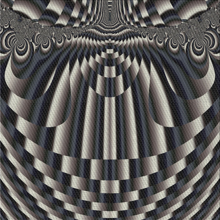 Square Patterned Mid Gray Novelty Rug, pat187