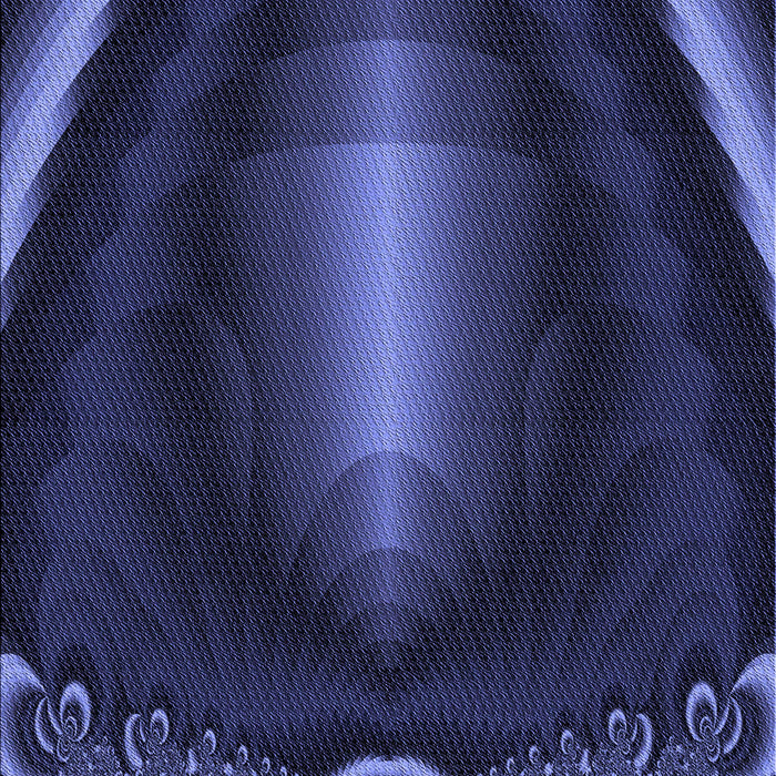 Patterned Night Blue Rug, pat188blu