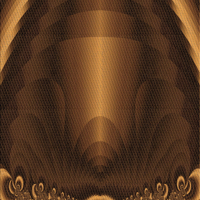 Patterned Black Brown Rug, pat188org