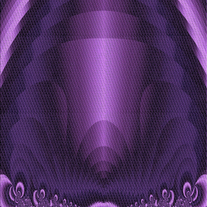 Patterned Dark Orchid Purple Rug, pat188pur