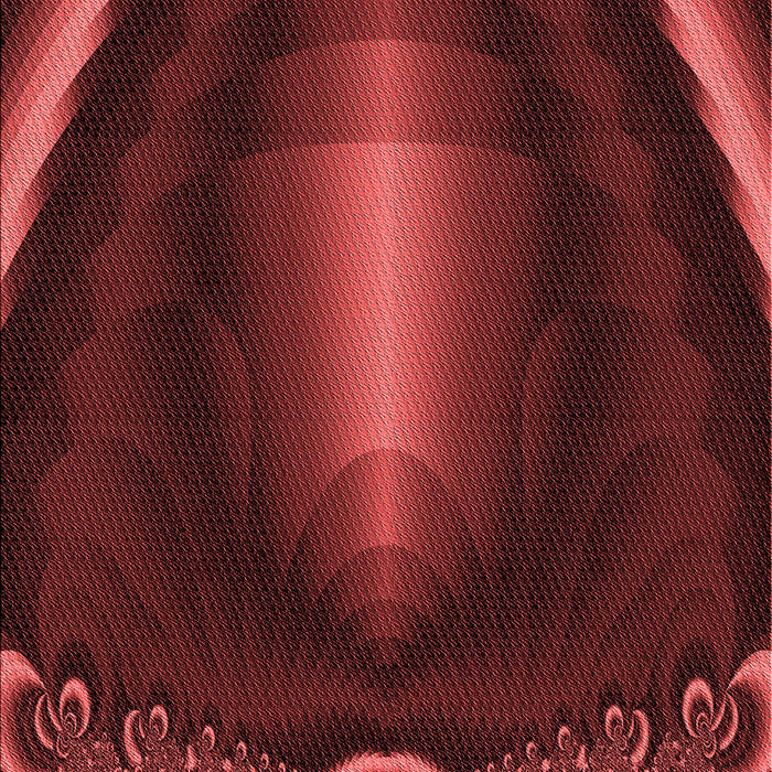 Patterned Red Rug, pat188rd