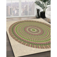 Patterned Brown Rug, pat1880brn