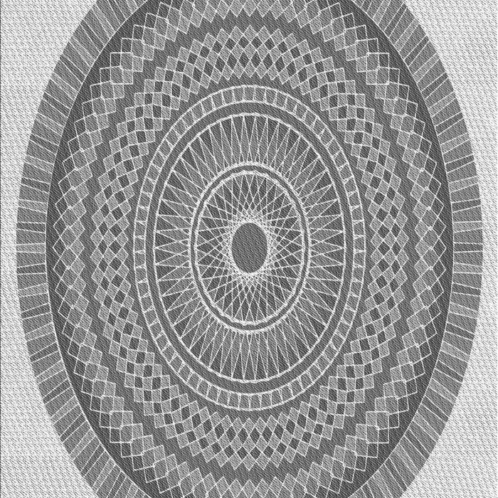 Machine Washable Transitional Gray Rug, wshpat1880gry