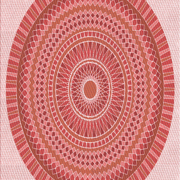 Patterned Pink Rug, pat1880rd