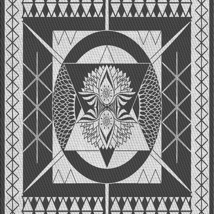 Patterned Light Gray Rug, pat1882gry