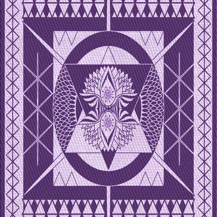 Machine Washable Transitional Blossom Pink Rug, wshpat1882pur