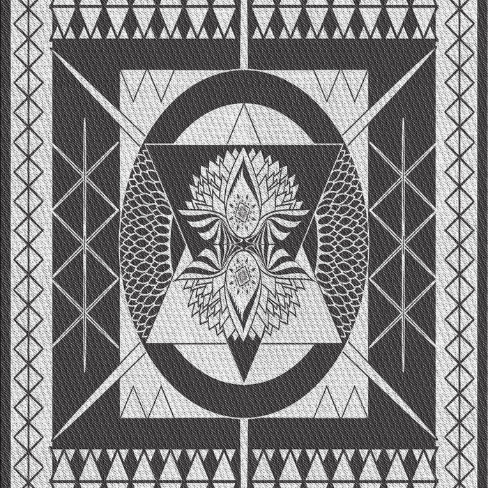 Machine Washable Transitional Light Gray Rug, wshpat1882