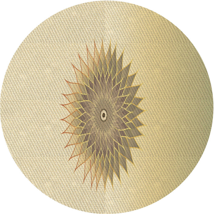 Square Patterned Peru Brown Rug, pat1883brn