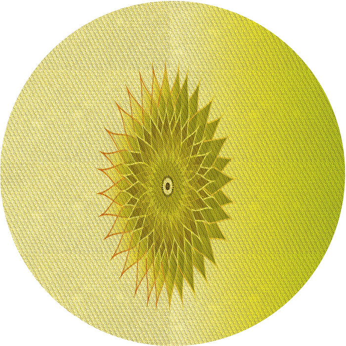 Square Patterned Brown Rug, pat1883yw