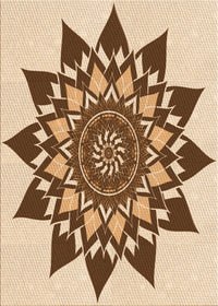 Machine Washable Transitional Mahogany Brown Rug, wshpat1884org