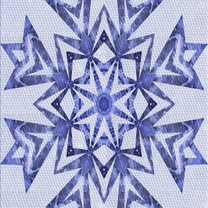 Patterned Blue Rug, pat1885blu