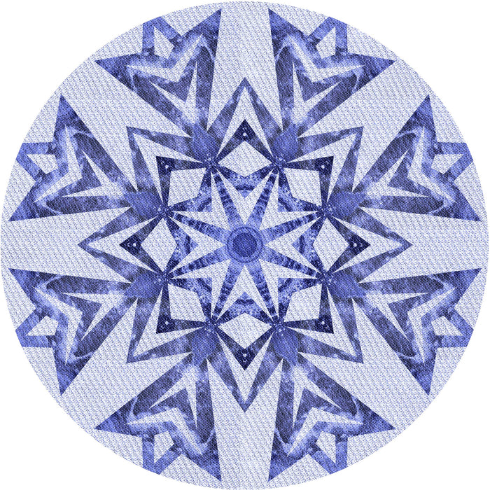 Square Machine Washable Transitional Blue Rug in a Living Room, wshpat1885blu