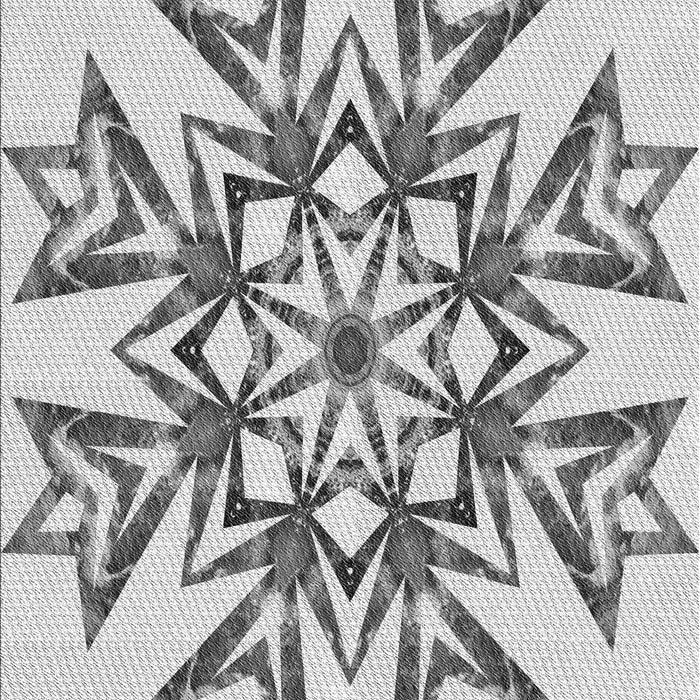 Patterned Platinum Gray Rug, pat1885gry