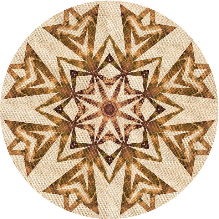 Square Machine Washable Transitional Deep Peach Orange Rug in a Living Room, wshpat1885org