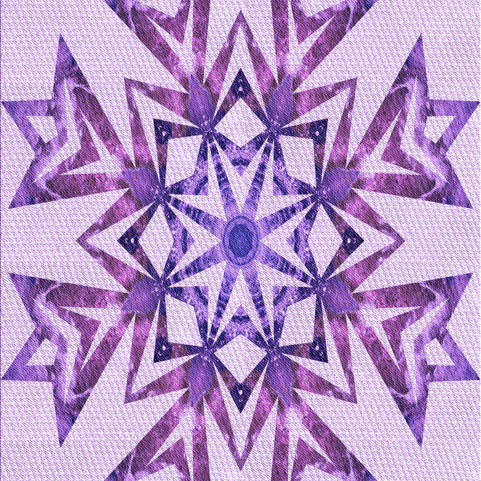 Patterned Blossom Pink Rug, pat1885pur