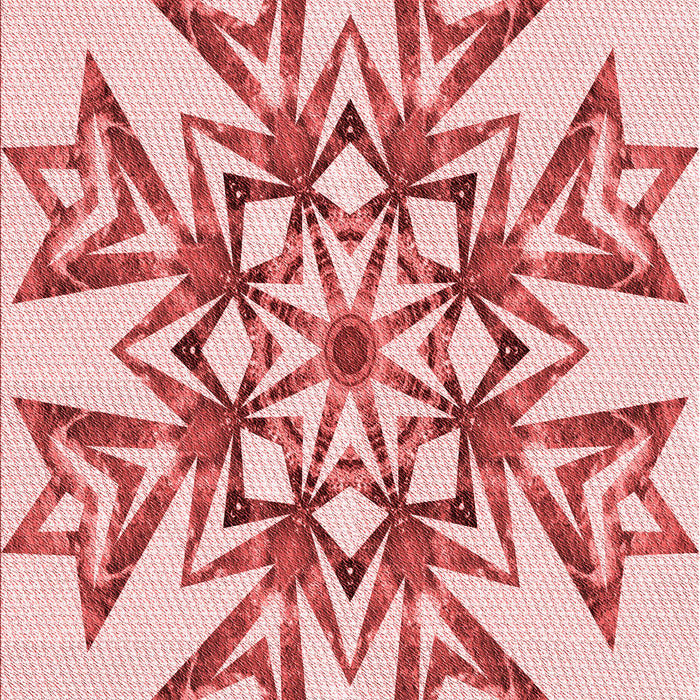 Patterned Red Rug, pat1885rd