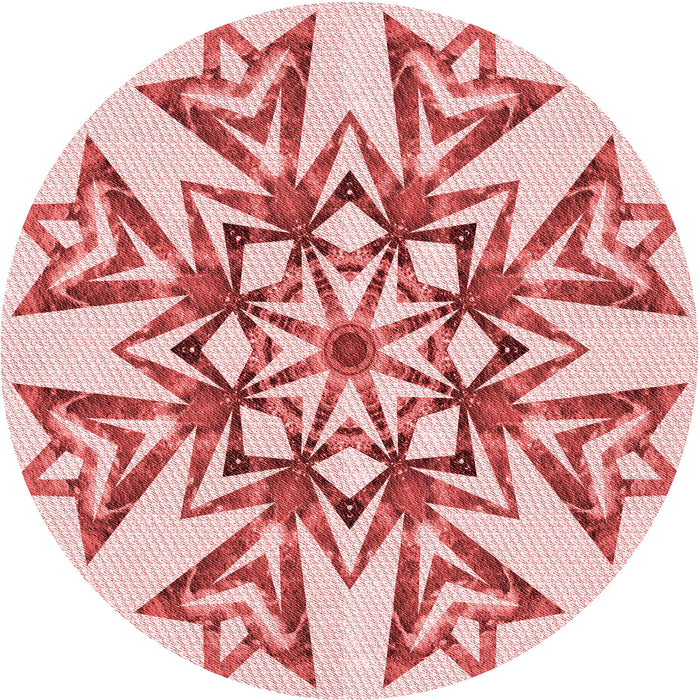 Square Machine Washable Transitional Red Rug in a Living Room, wshpat1885rd