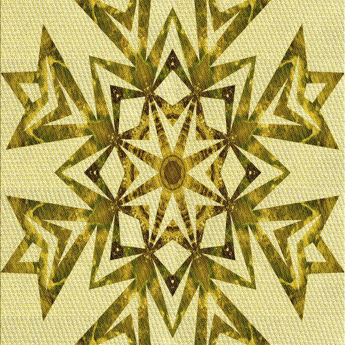 Machine Washable Transitional Dark Golden Brown Rug, wshpat1885yw