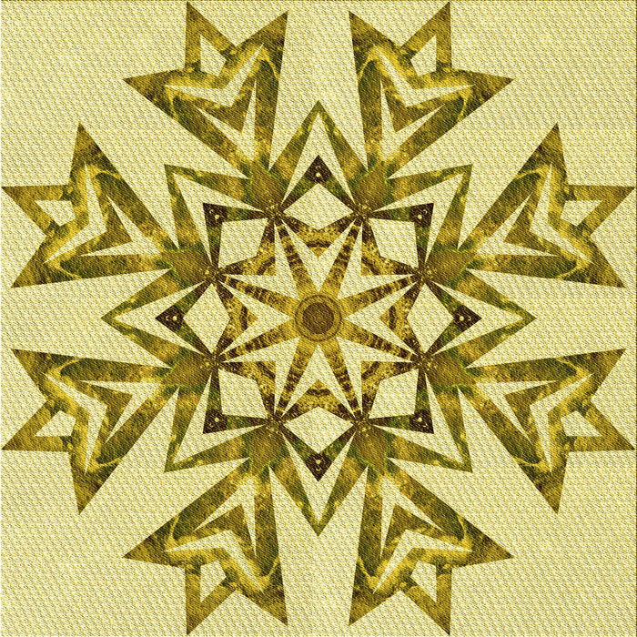 Round Machine Washable Transitional Dark Golden Brown Rug, wshpat1885yw