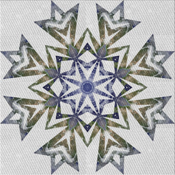 Square Patterned Gray Novelty Rug, pat1885
