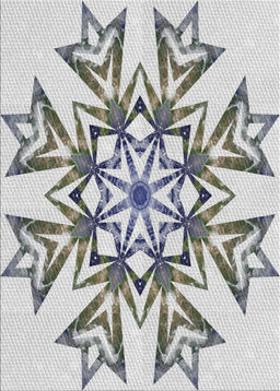 Patterned Gray Novelty Rug, pat1885