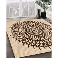 Patterned Golden Blonde Gold Rug, pat1886org