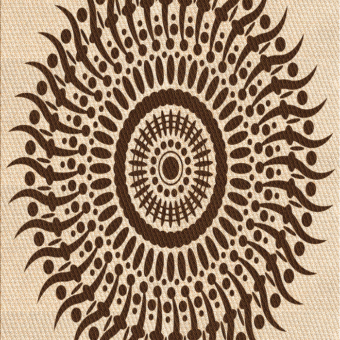 Patterned Golden Blonde Gold Rug, pat1886org