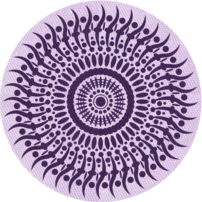 Square Machine Washable Transitional Bright Grape Purple Rug in a Living Room, wshpat1886pur