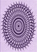 Patterned Bright Grape Purple Rug, pat1886pur