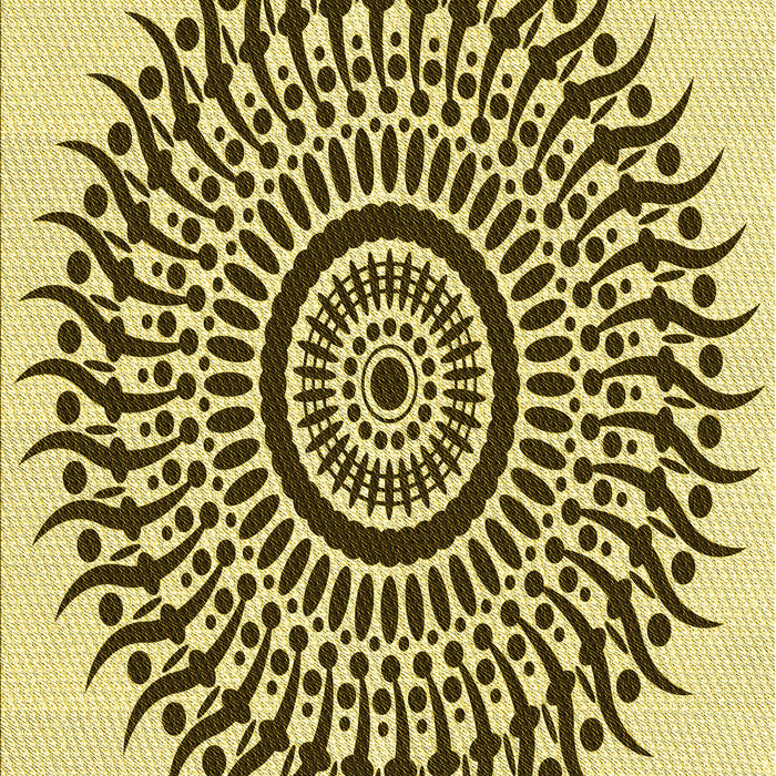 Machine Washable Transitional Dark Bronze Brown Rug, wshpat1886yw