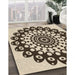 Machine Washable Transitional Vanilla Gold Rug in a Family Room, wshpat1887brn