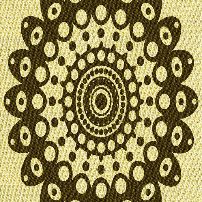 Machine Washable Transitional Dark Bronze Brown Rug, wshpat1887yw