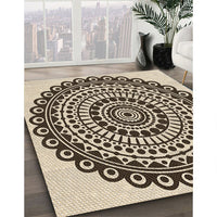 Patterned Vanilla Gold Rug, pat1888brn