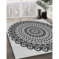 Patterned Light Black Rug, pat1888gry