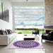 Machine Washable Transitional Blossom Pink Rug in a Kitchen, wshpat1888pur