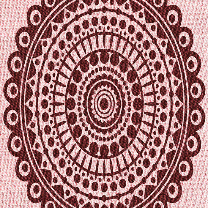 Patterned Pink Rug, pat1888rd