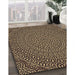 Machine Washable Transitional Metallic Gold Rug in a Family Room, wshpat1889brn