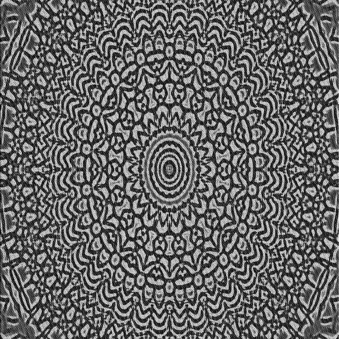 Patterned Charcoal Black Rug, pat1889gry