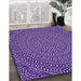 Patterned Purple Rug in Family Room, pat1889pur