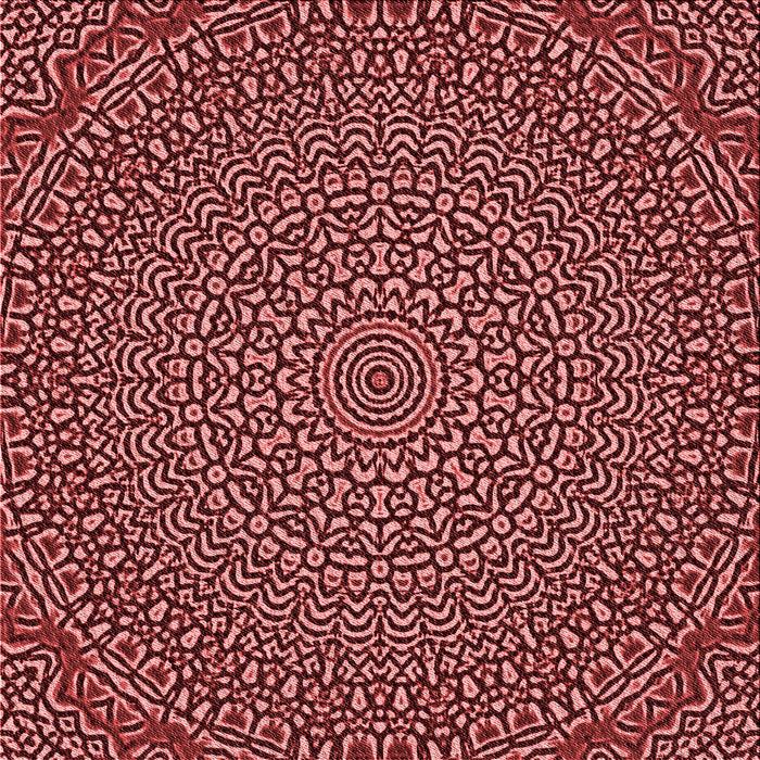 Round Patterned Maroon Red Rug, pat1889rd