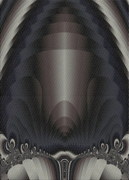 Patterned Silver Gray Novelty Rug, pat188