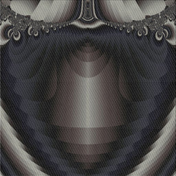 Square Patterned Silver Gray Novelty Rug, pat188