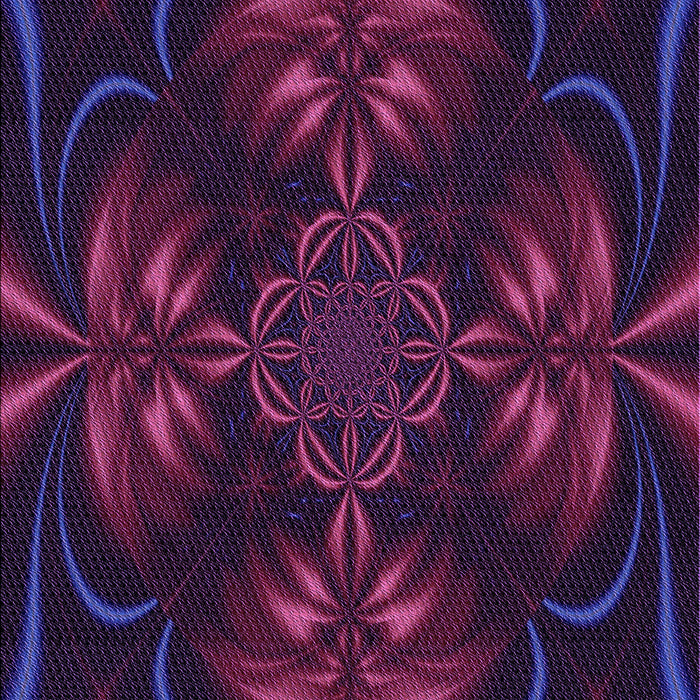 Machine Washable Transitional Purple Rug, wshpat189pur