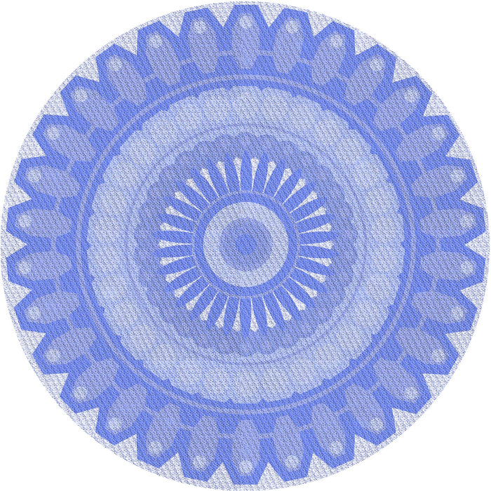 Square Machine Washable Transitional Sky Blue Rug in a Living Room, wshpat1891blu