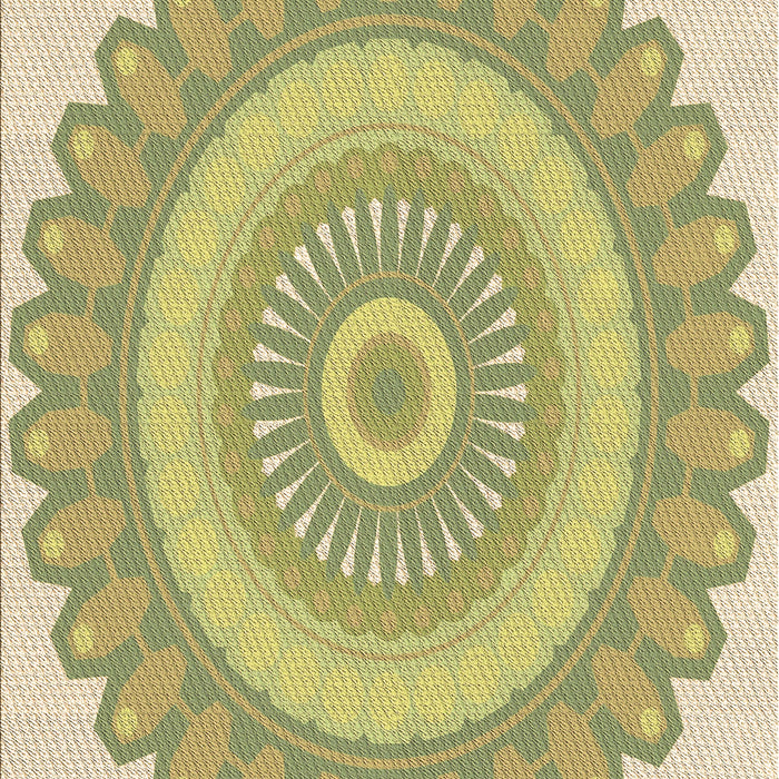 Patterned Brown Gold Rug, pat1891brn